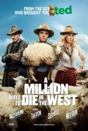 โปสเตอร์หนัง A Million Ways to Die in the West กำกับโดย เซท แมคฟาร์เลน 