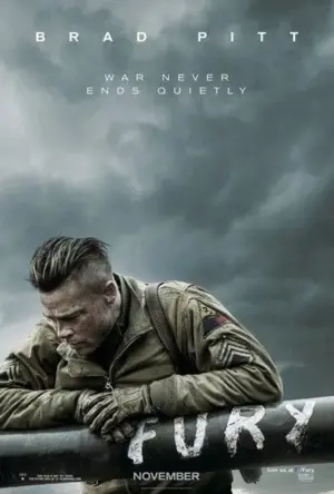 โปสเตอร์หนัง FURY กำกับโดย Brad Pitt