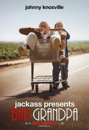 โปสเตอร์หนัง Jackass Present Bad Grandpa กำกับโดย เจฟฟ์ เทรเมน 