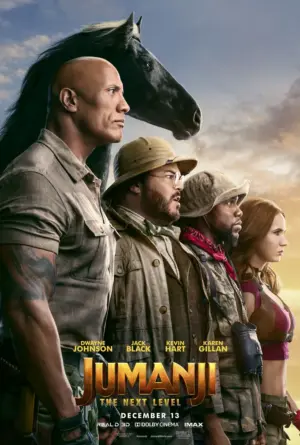 โปสเตอร์หนัง Jumanji: The Next Level เกมดูดโลก ตะลุยด่านมหัศจรรย์ กำกับโดย เจค แคสแดน 