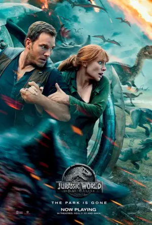 โปสเตอร์หนัง Jurassic World: Fallen Kingdom กำกับโดย เจ. เอ. บาโยน่า