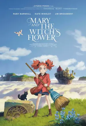 โปสเตอร์หนัง Mary and the Witch’s Flower กำกับโดย Hiromasa Yonebayashi