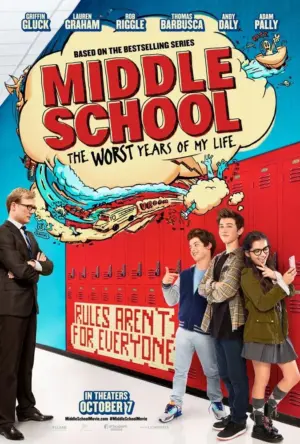 โปสเตอร์หนัง Middle School The Worst Years of My Life (2016) กำกับโดย สตีฟ คารร์