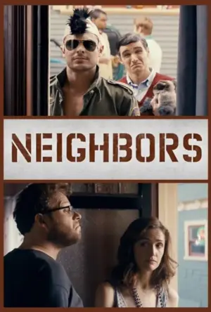 โปสเตอร์หนัง Neighbors เพื่อนบ้านมหา(บรร)ลัย กำกับโดย นิโคลัส สโตลเลอร์ 