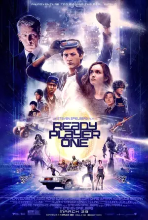 โปสเตอร์หนัง Ready Player One สงครามเกมคนอัจฉริยะ กำกับโดย สตีเวน สปีลเบิร์ก 