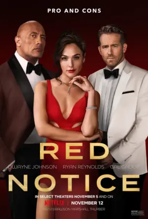 โปสเตอร์หนัง Red Notice กำกับโดย รอว์สัน มาร์แชลล์ เธอร์เบอร์