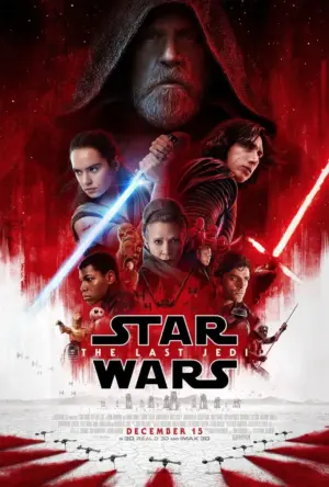 โปสเตอร์หนัง Star Wars 8: The Last Jedi กำกับโดย ไรอัน จอห์นสัน