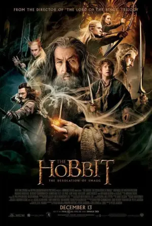 โปสเตอร์หนัง The Hobbit 2 : The Desolation of Smaug กำกับโดย ปีเตอร์ แจ็กสัน