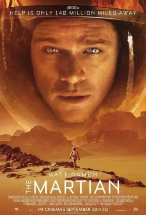 โปสเตอร์หนัง The Martian กำกับโดย ริดลีย์ สก็อตต์ 