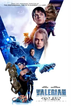 โปสเตอร์หนัง Valerian วาเลเรียน พลิกจักรวาล กำกับโดย ลุก แบซง